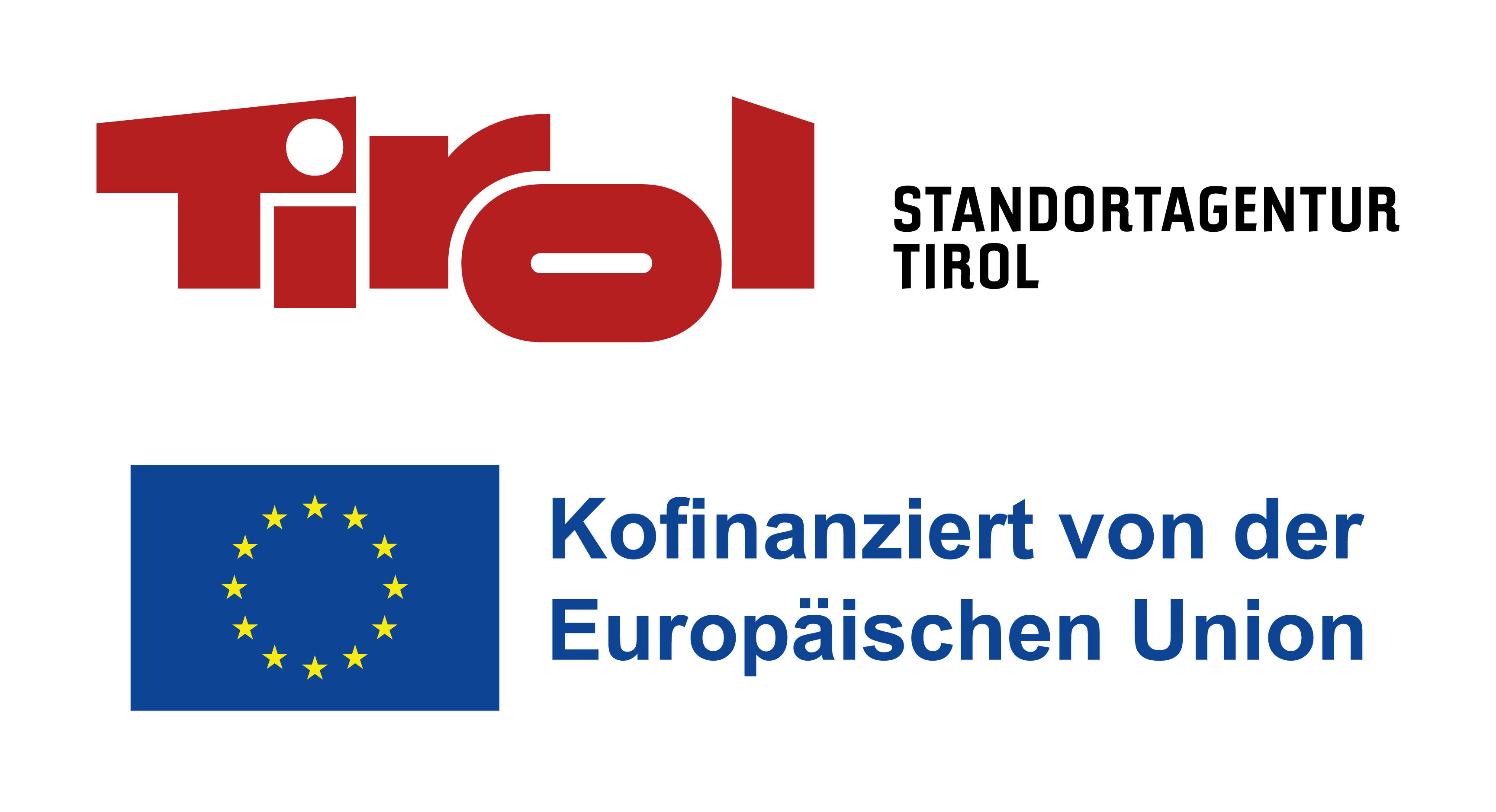 AustriaINNOVATIV Logo Standortagentur Tirol - Kofinanziert von der EU